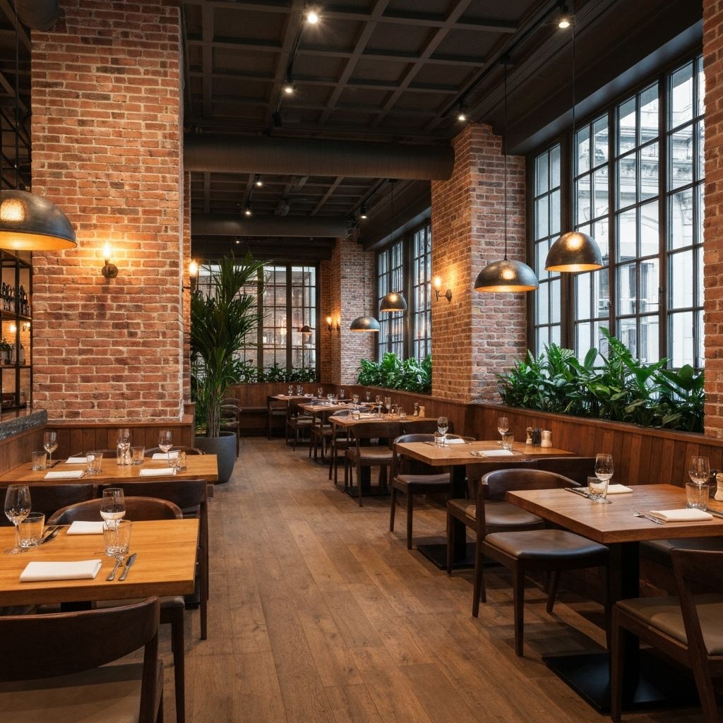 Modern restaurant interior
